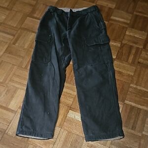 Men's Black Cargo Pants
